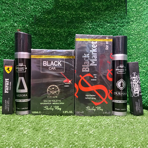 Krone Noir Ash Gas-Free Body Spray, For Men & Women, 120ml & Krone Noi –
